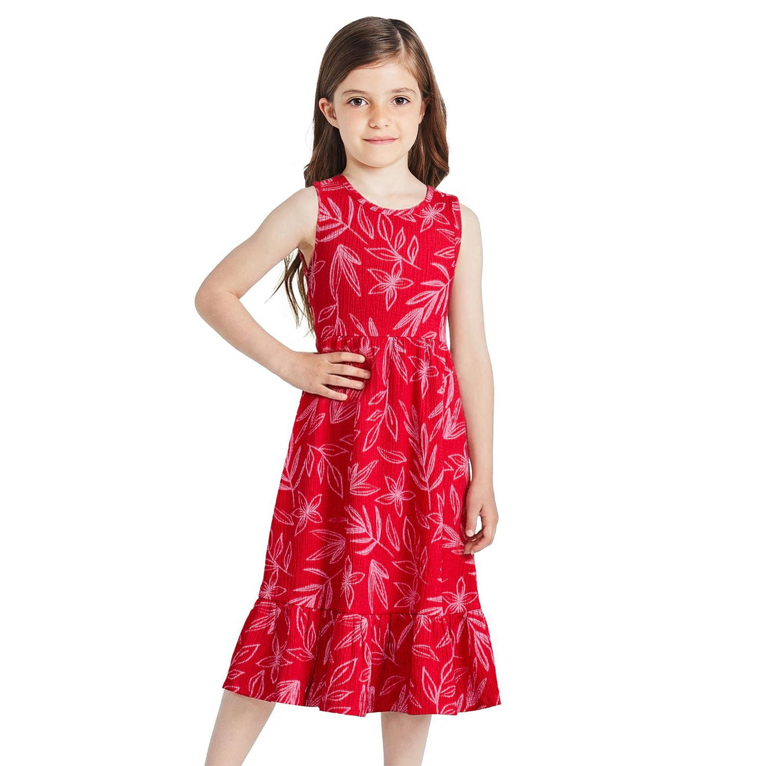 George Girls' Crinkled Racerback Dress