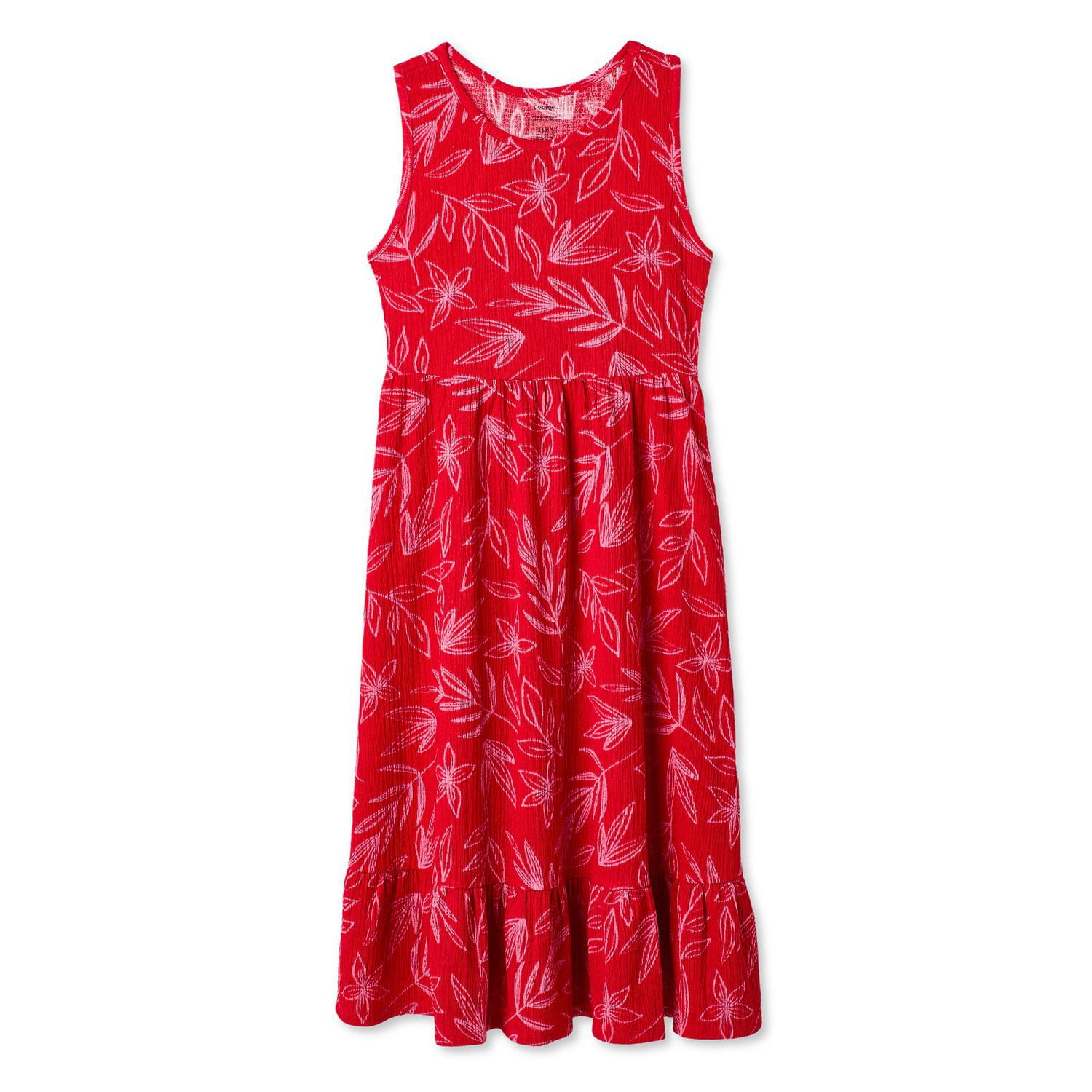 George Girls' Crinkled Racerback Dress