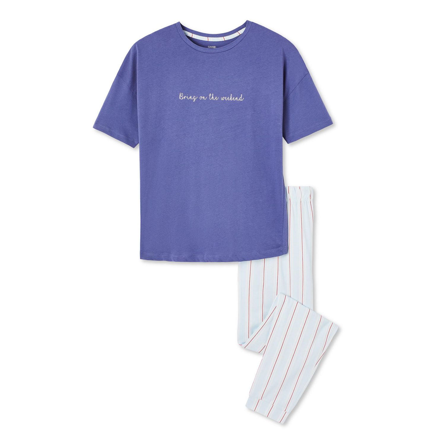 George Women's Pajama 2-Piece Set, Sizes XS-XXL