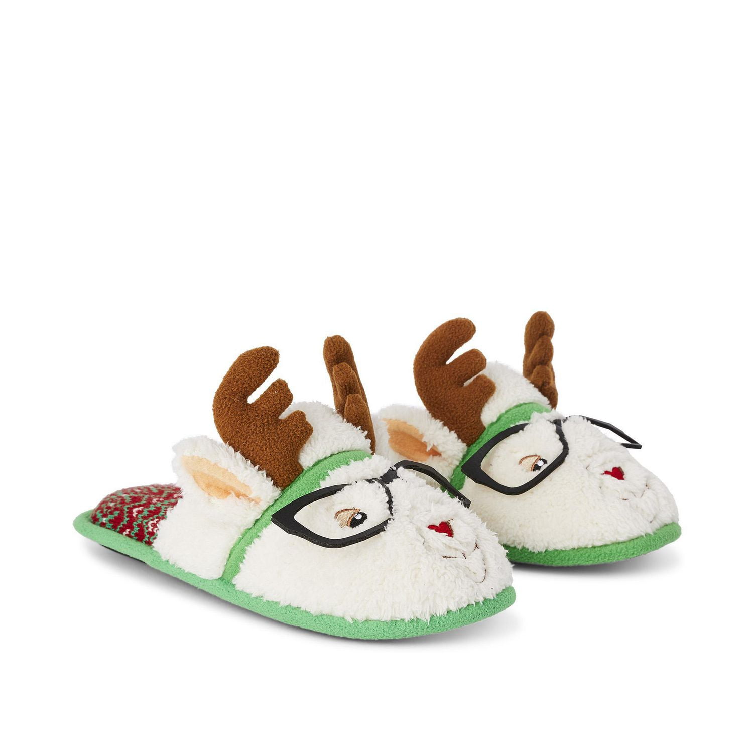Dearfoams Women's Ugly Christmas Slippers