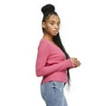 thumbnail image 2 of No Boundaries Women's Waffle Long Sleeve Tee, 2 of 6