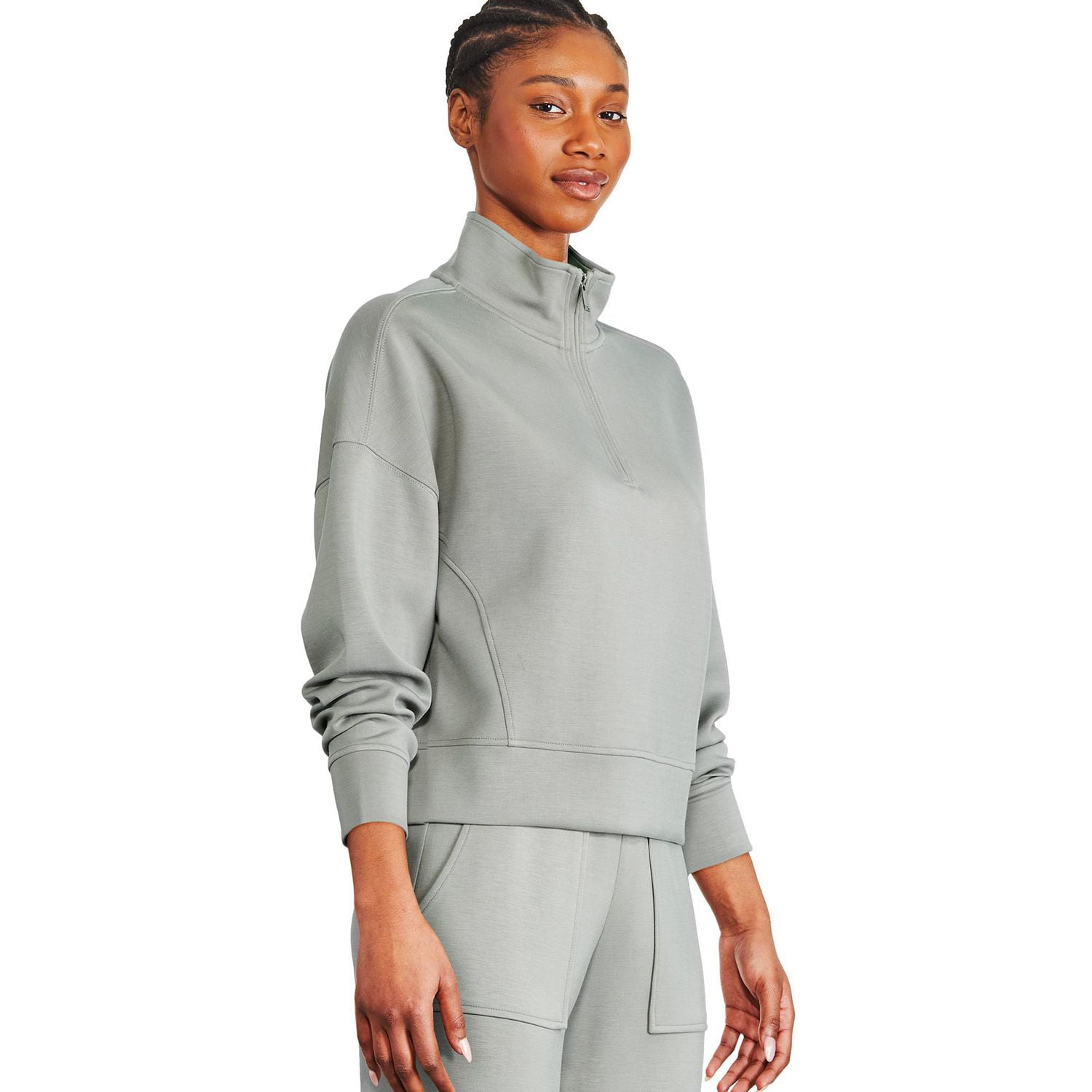 George Women's Half-Zip Scuba Popover