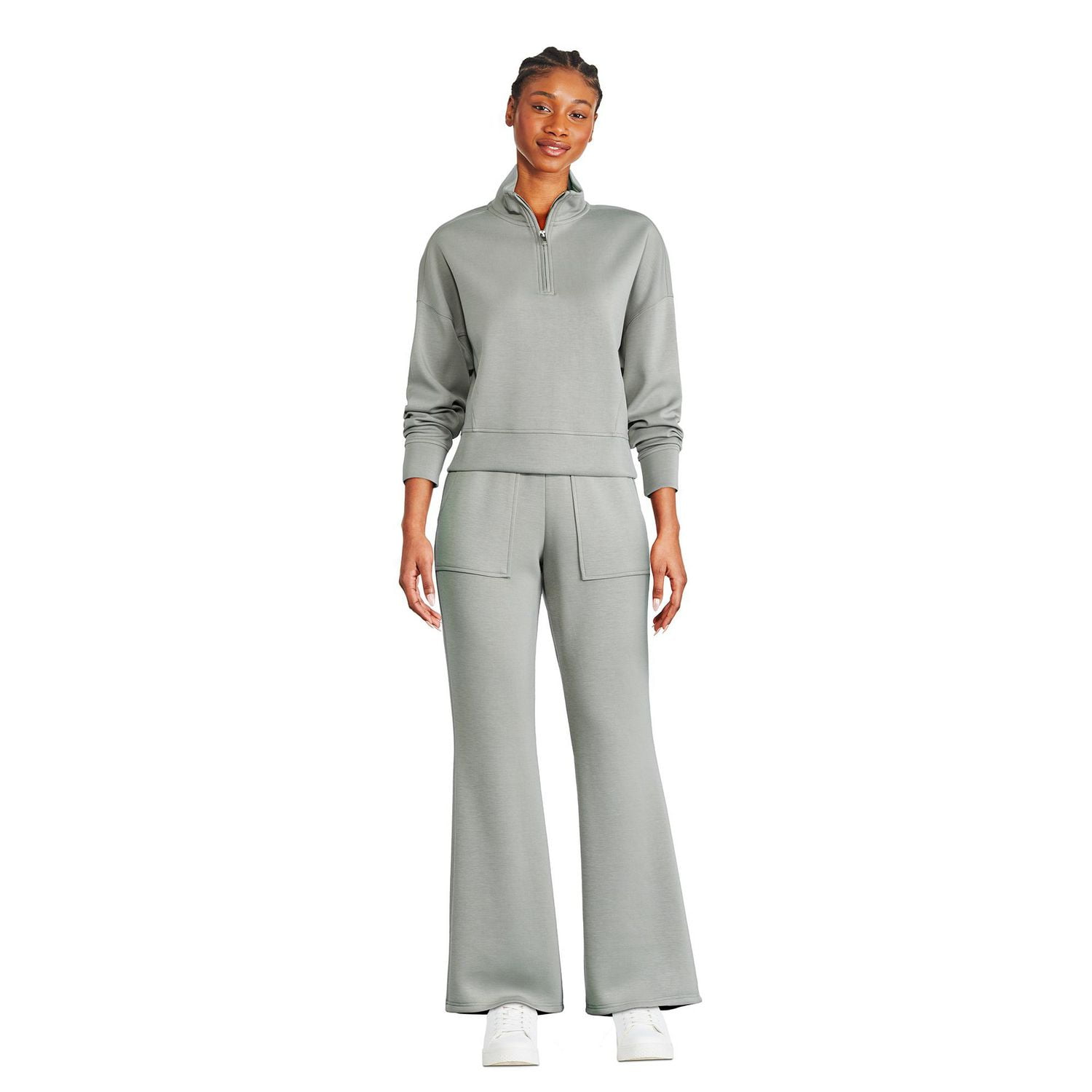 George Women's Half-Zip Scuba Popover