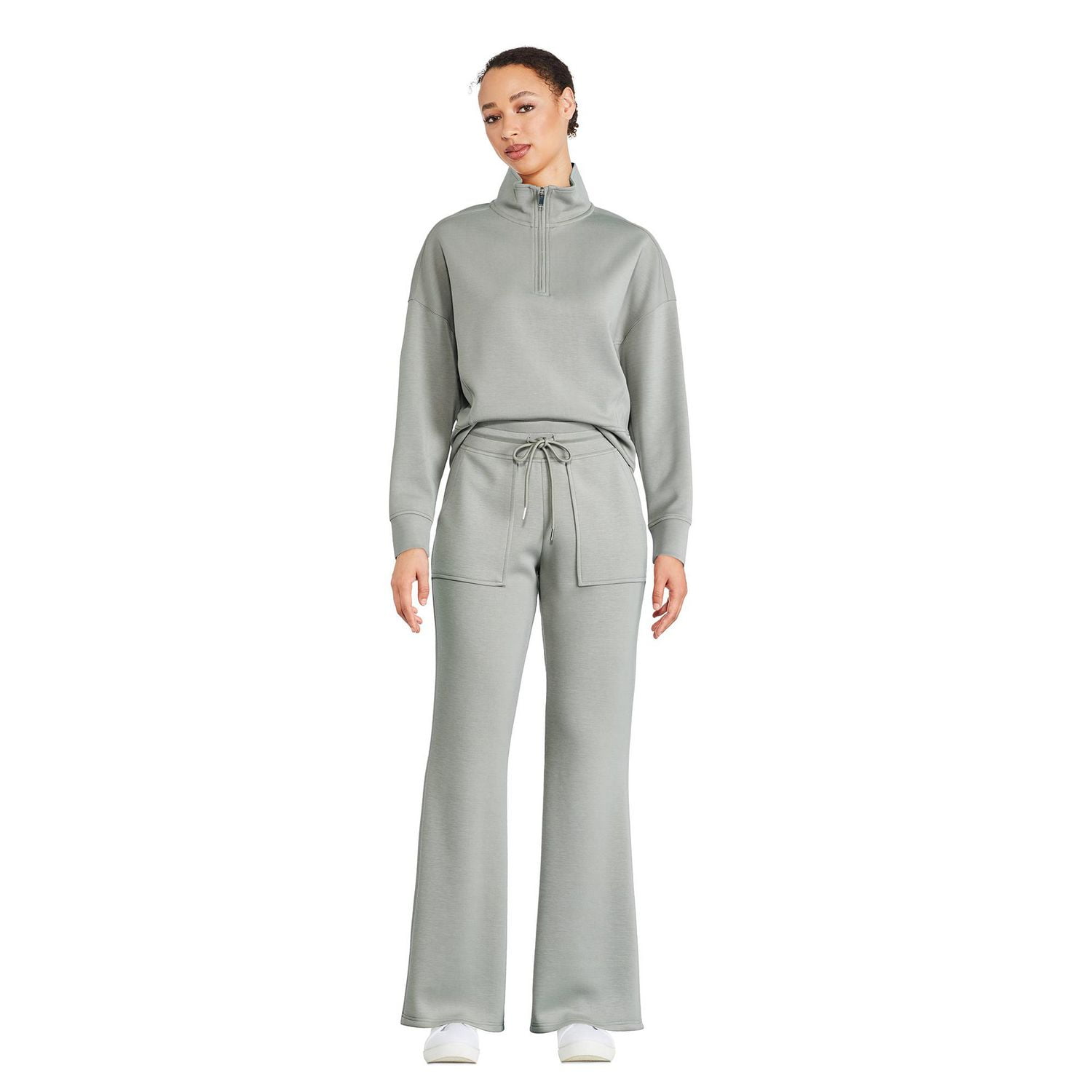 Pantalon trico doux à poches George pour femmes Tailles TP–TTG