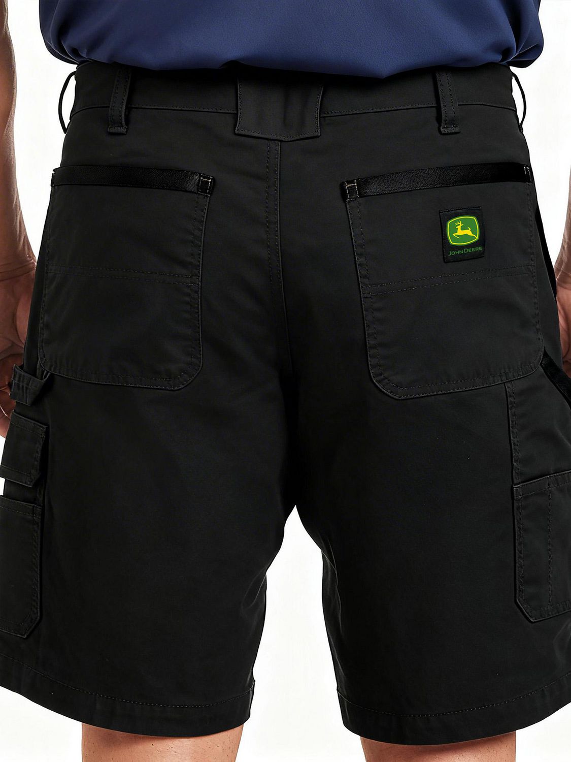 Short cargo de charpentier en toile extensible pour homme John Deere