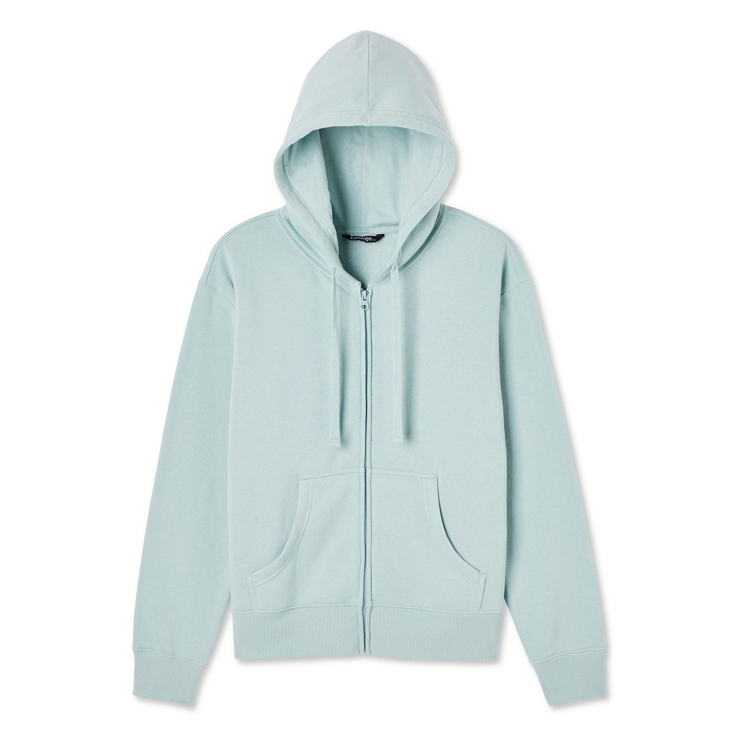 Haut à capuchon zippé sur la longueur George pour femmes