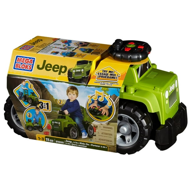 Mega Bloks – Jeep trotteur 3 en 1 (81000)