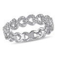 thumbnail image 1 of Miabella Diamond-Accent Sterling Silver Multi-Heart Ring, 1 of 5