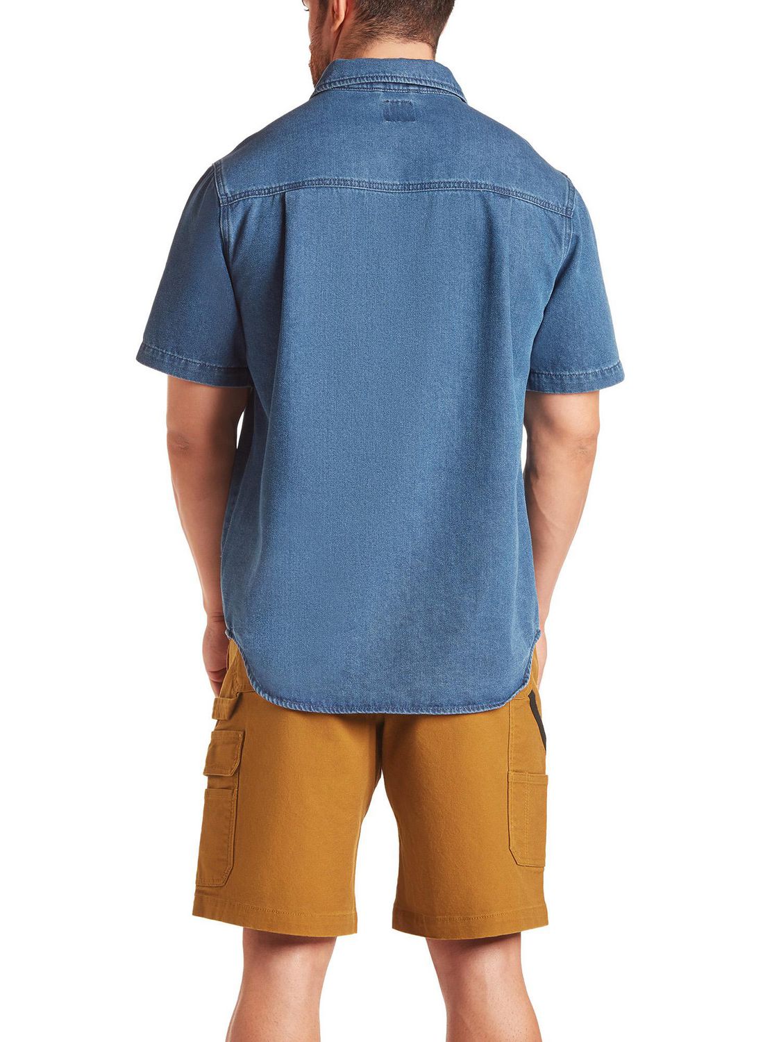 Chemise en jean John Deere à manches courtes pour homme