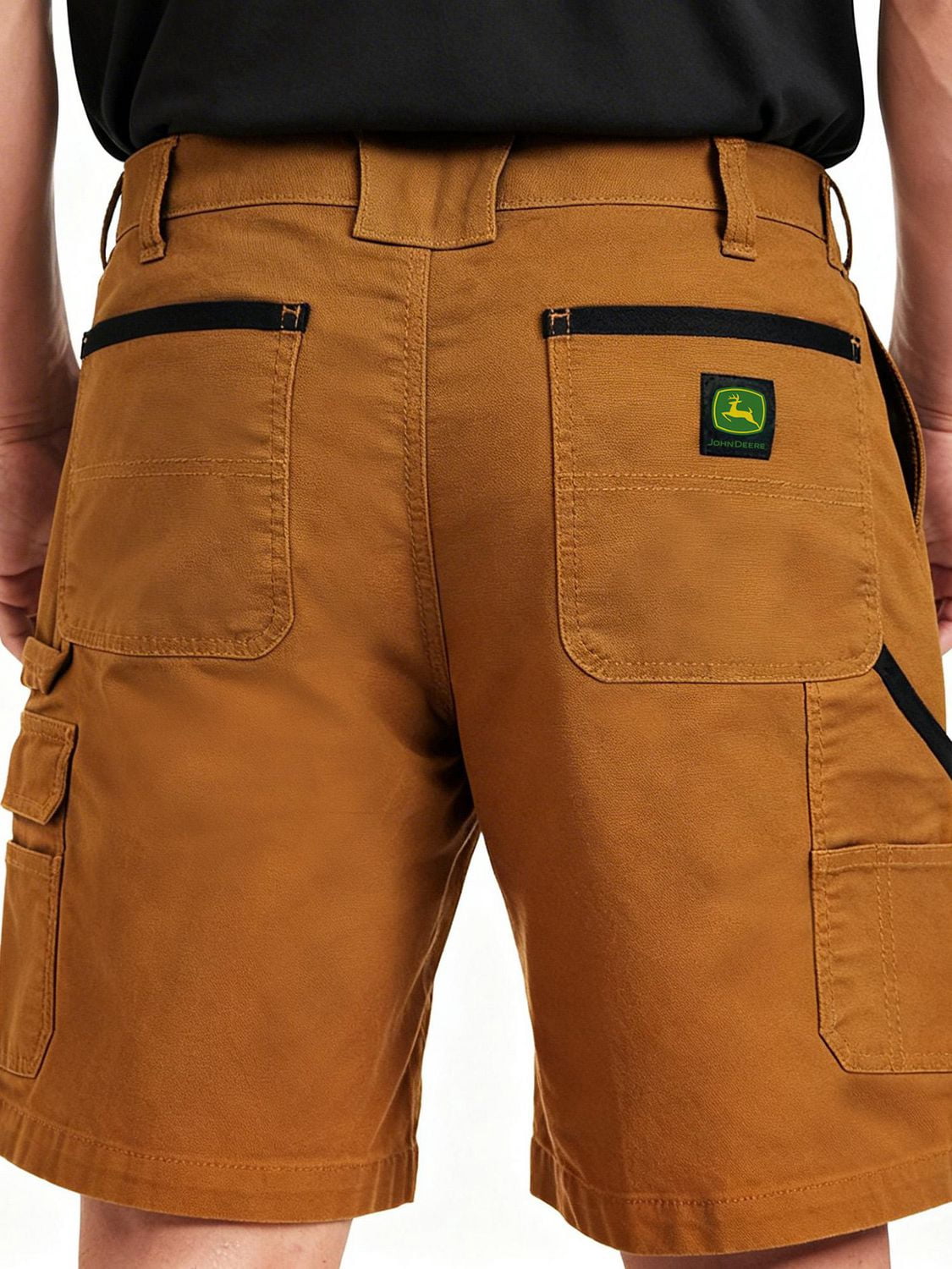 John Deere Men’s Stretch Canvas Cargo Carpenter Short