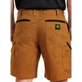 thumbnail image 2 of John Deere Men’s Stretch Canvas Cargo Carpenter Short, 2 of 2