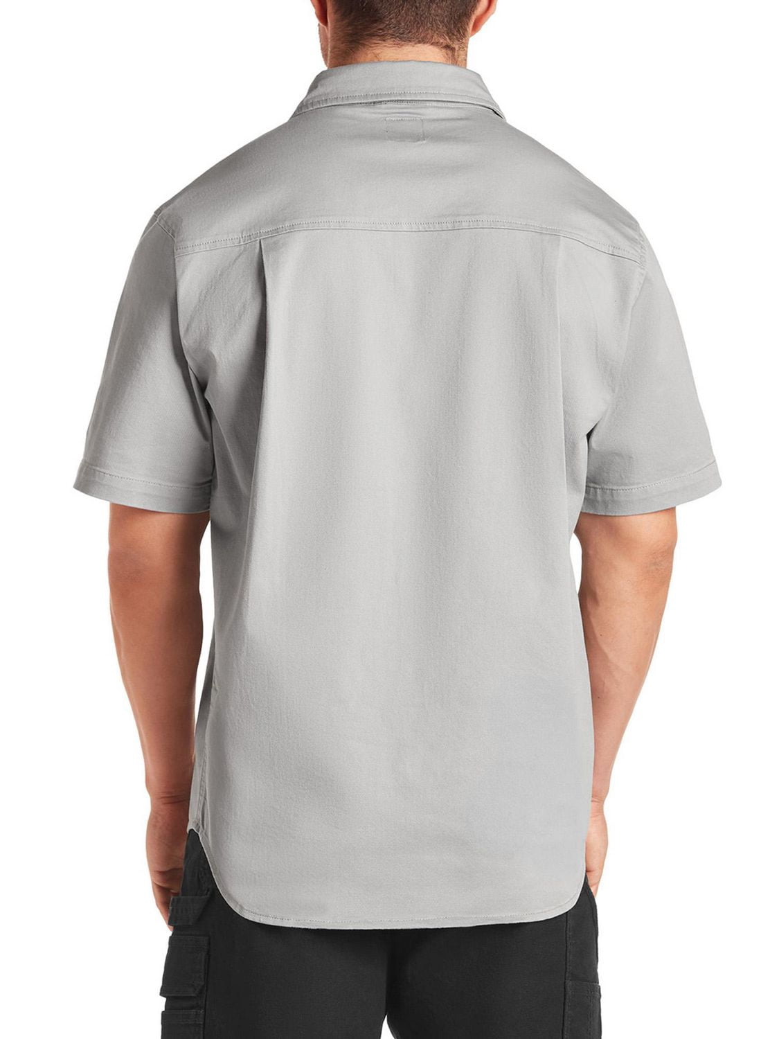 Chemise de travail John Deere pour homme en twill stretch à manches courtes