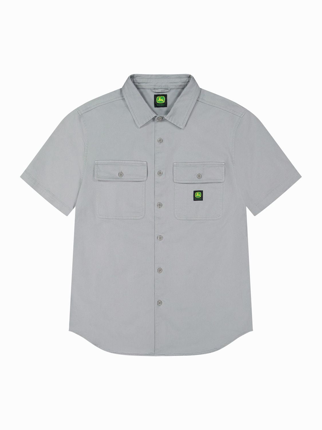 John Deere Men’s Short Sleeve Stretch Twill Work Shirt
