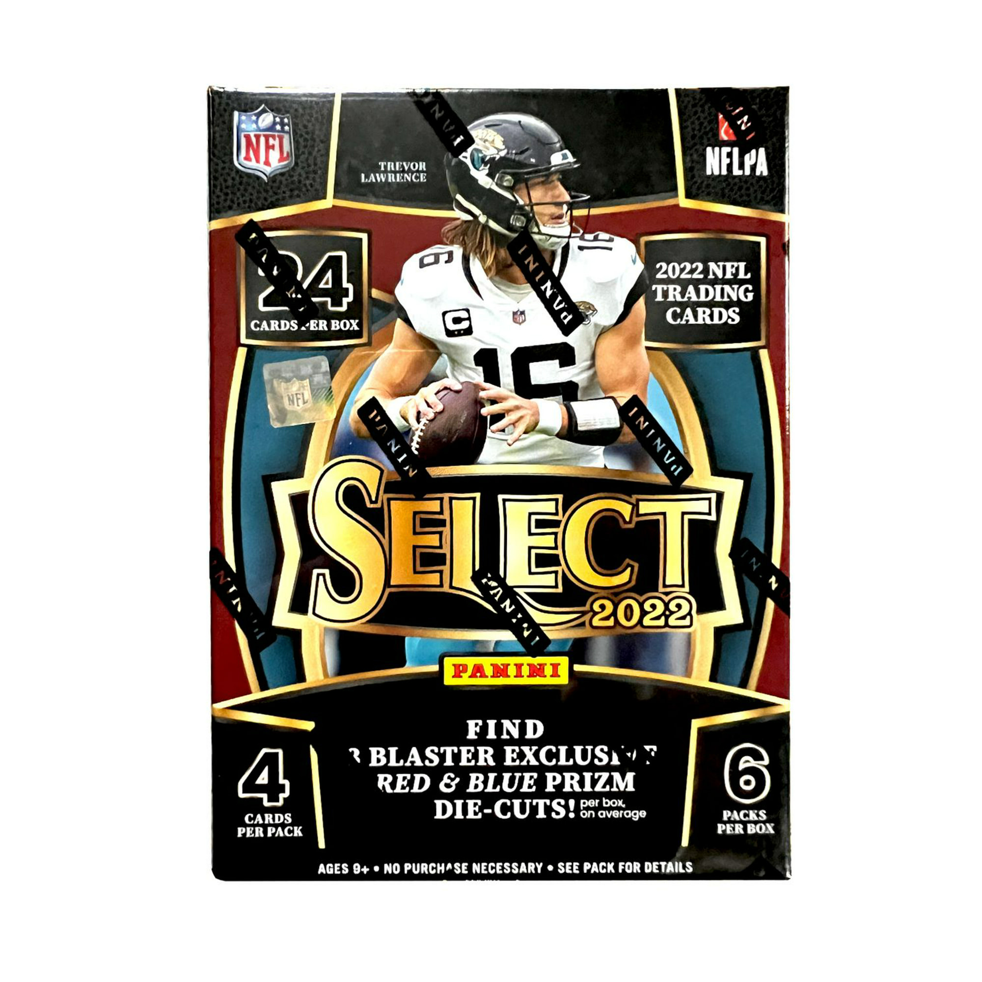 2022 Panini Select NFL Football Trading Cards Blaster Box 
