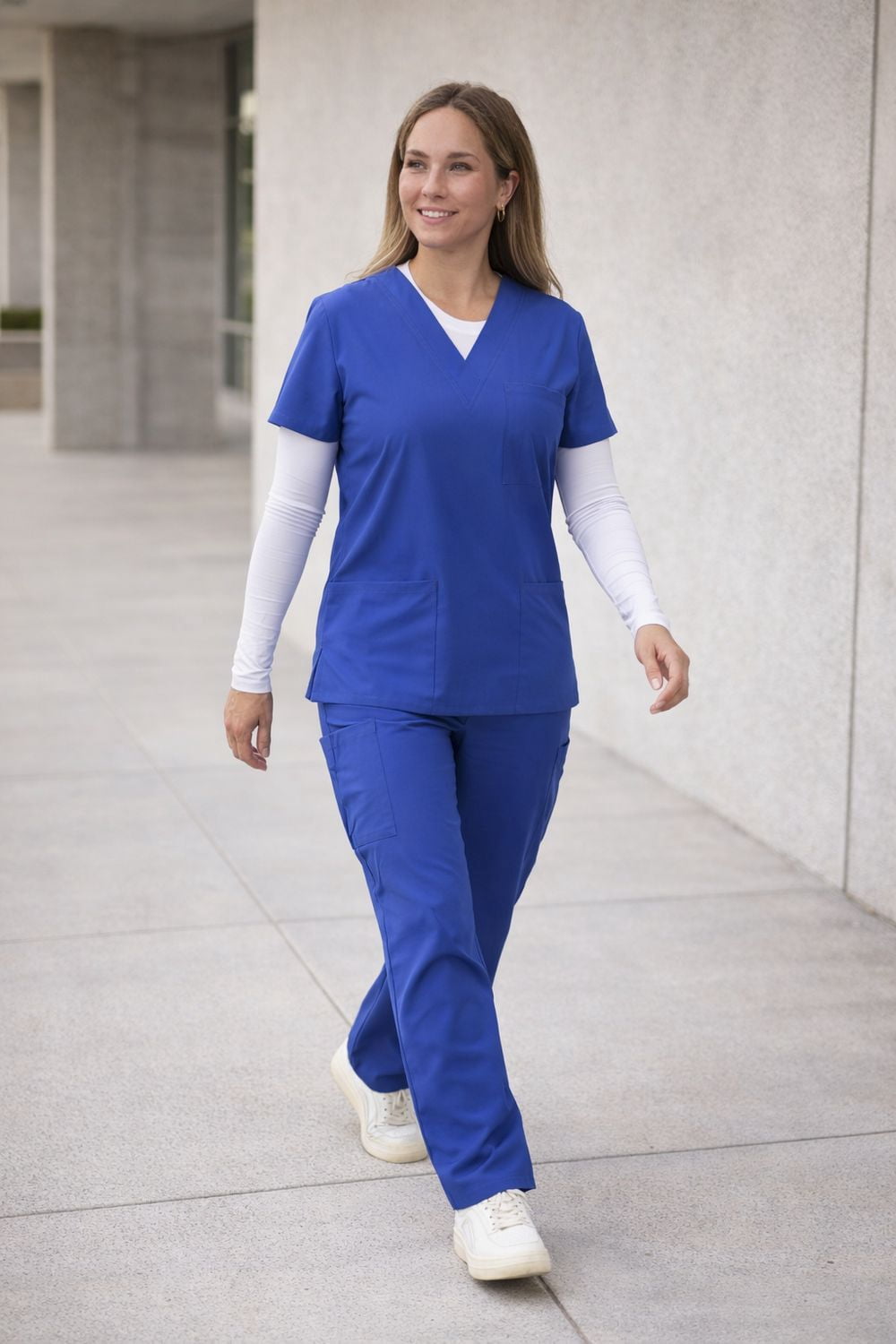 Zinnia Basics Gender Inclusive Scrub Top