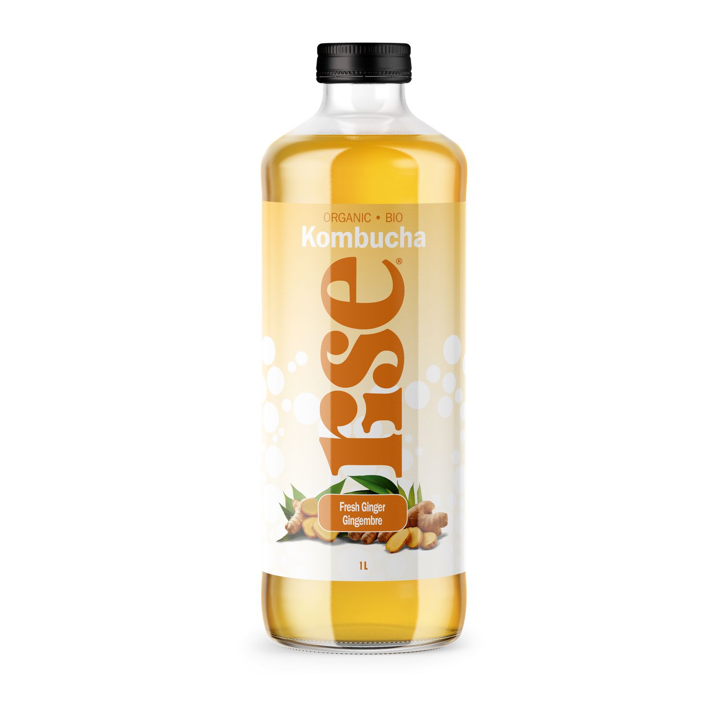 RISE Kombucha Fresh Ginger, 1L