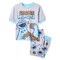 thumbnail image 1 of Sesame Street Toddler Boys' Two Piece Cookie Monster Pajama Set, 1 of 1