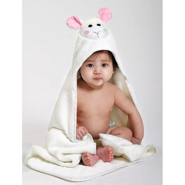 ZOOCCHINI - Serviette de bain à capuchon en tissu éponge de neige pour bébé  tout-petit - Serviette de bain - Béatrice le lapin 