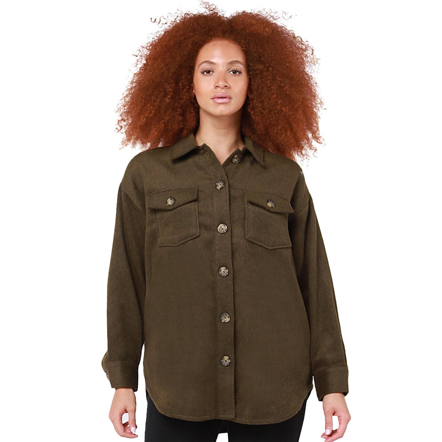 Long sleeve 4-pocket, button front, “Shackets”