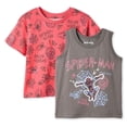 thumbnail image 1 of Marvel Toddler Boys' Spider-Man Top 2-Pack, 1 of 1
