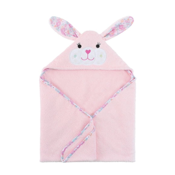 ZOOCCHINI - Baby Toddler Snow Terry Hooded Bath Towel - Swim Towel - Beatrice the Bunny