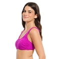thumbnail image 2 of Summer Flirtt Women's Textured Scoop Neck Bikini Top, 2 of 8