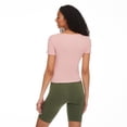 thumbnail image 3 of No Boundaries Women's Short Sleeve Baby Tee, 3 of 6