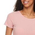 thumbnail image 4 of No Boundaries Women's Short Sleeve Baby Tee, 4 of 6