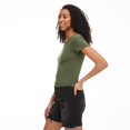 thumbnail image 2 of No Boundaries Women's Short Sleeve Baby Tee, 2 of 6