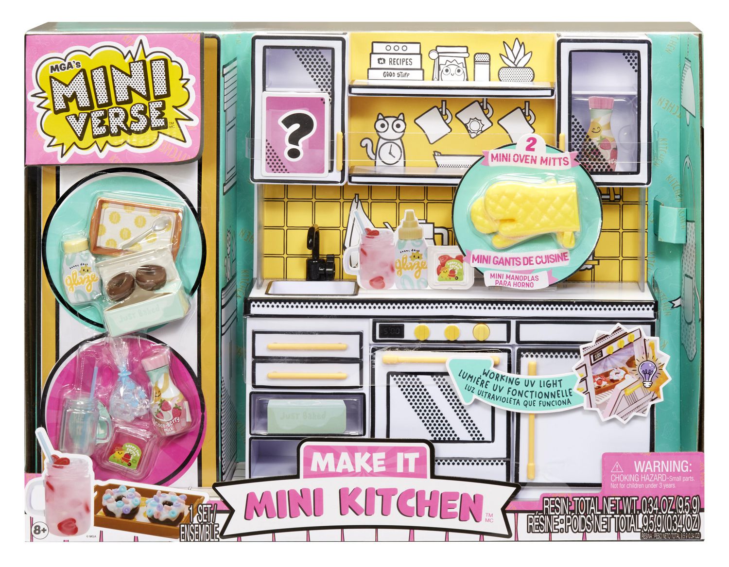  Miniverse Make It Mini Food Mystery Set - Blind Ball Bundle  with Mystery Mini Food DIY Mini Toy Plus Bonus Stickers and More  (Collectible Food Toys) : Toys & Games