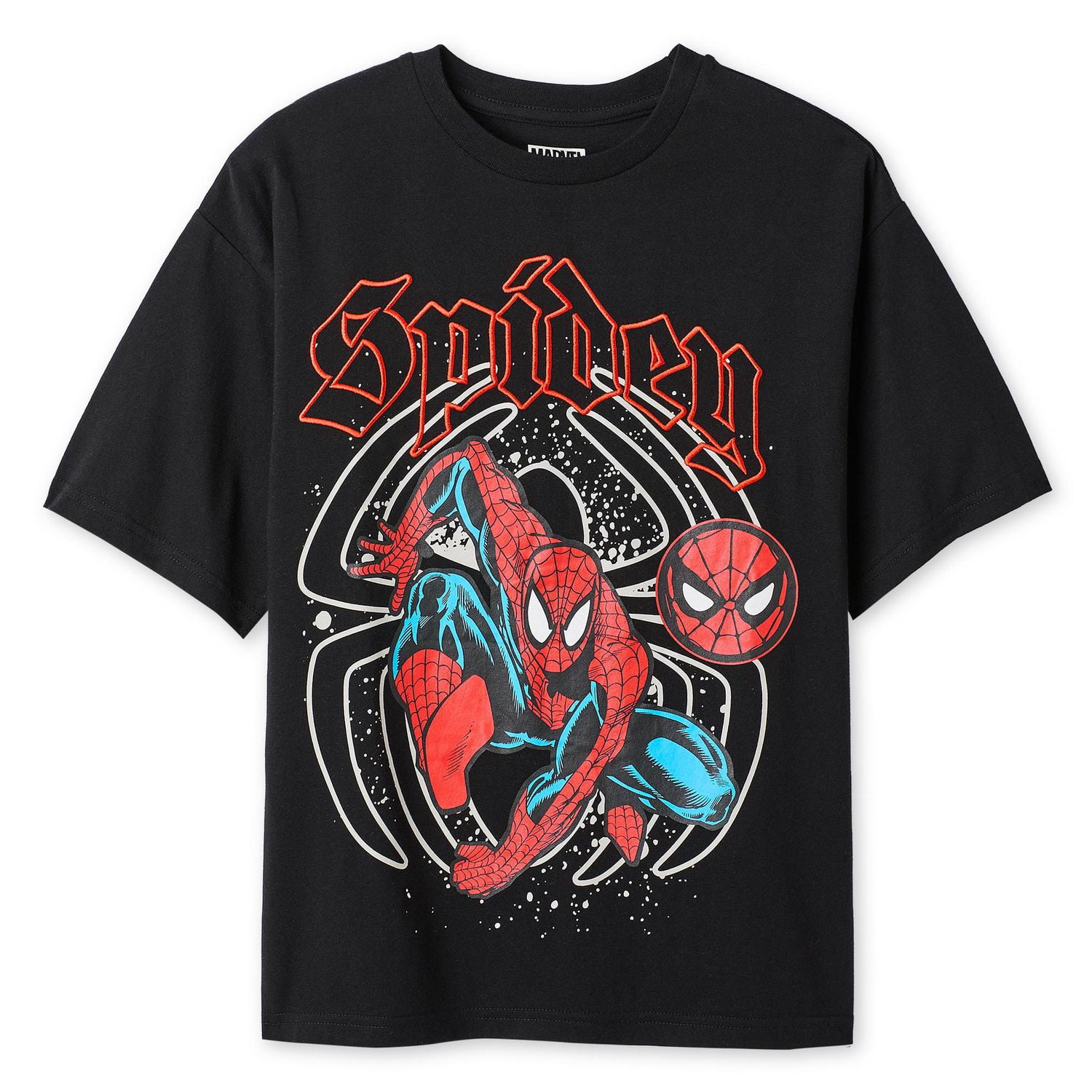 T-shirt à imprimé graphique Spider-Man Marvel pour garçons