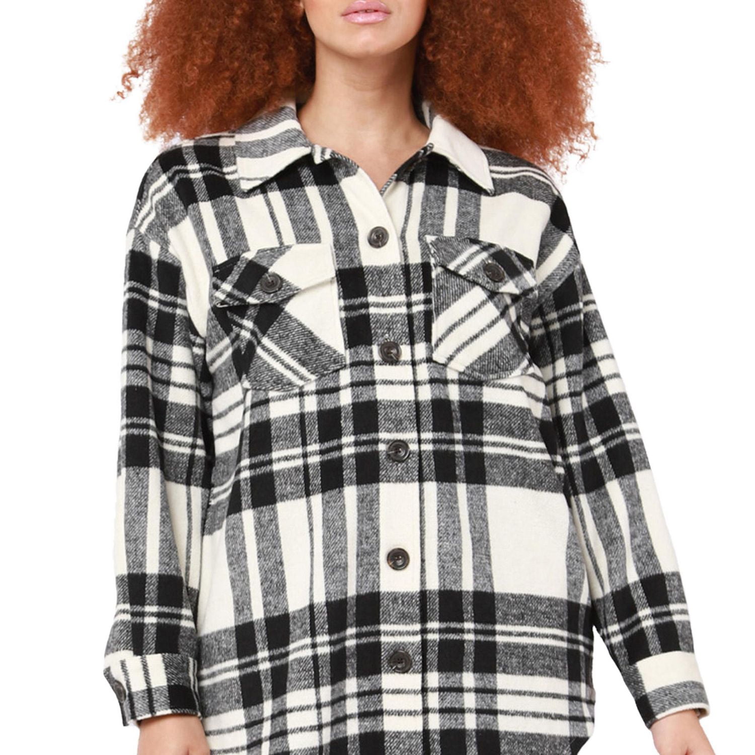 Long sleeve 4-pocket, button front, “Shackets”