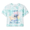 thumbnail image 1 of Disney Girls' Stitch Boxy T-Shirt, 1 of 3