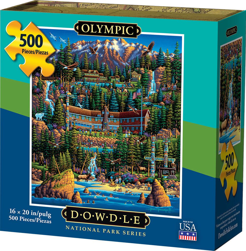Dowdle Jigsaw Puzzle - Olympic National Park - 500 Piece ...