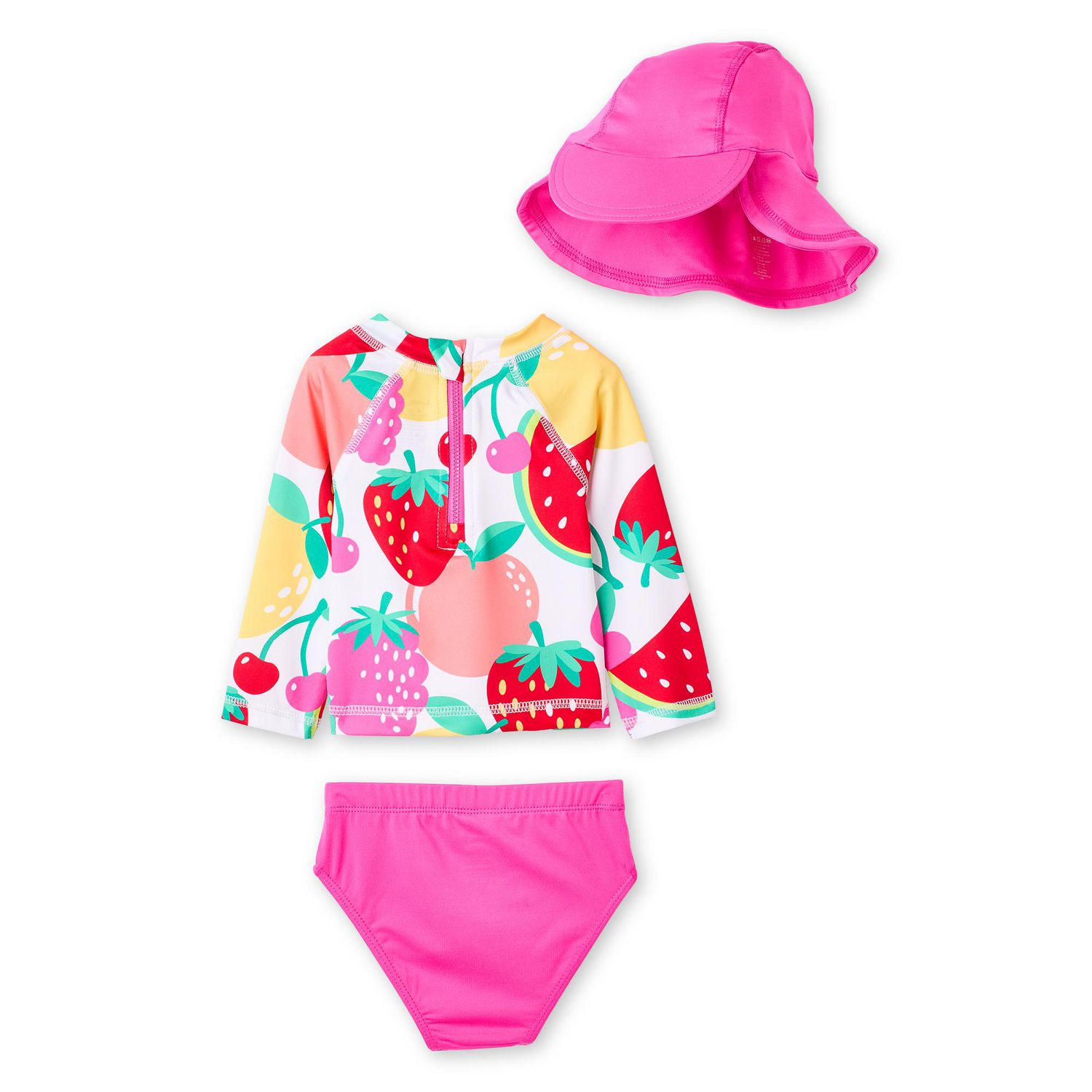 Ensemble de bain anti-UV 3 pièces George pour bébés filles