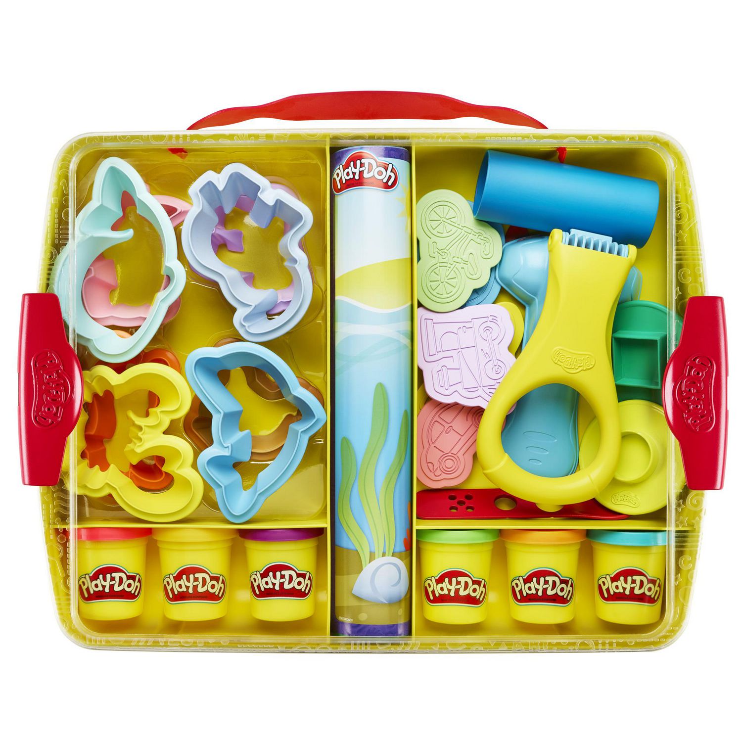 Play Doh Shape And Learn Discover And Store Ages 2 and up Walmart