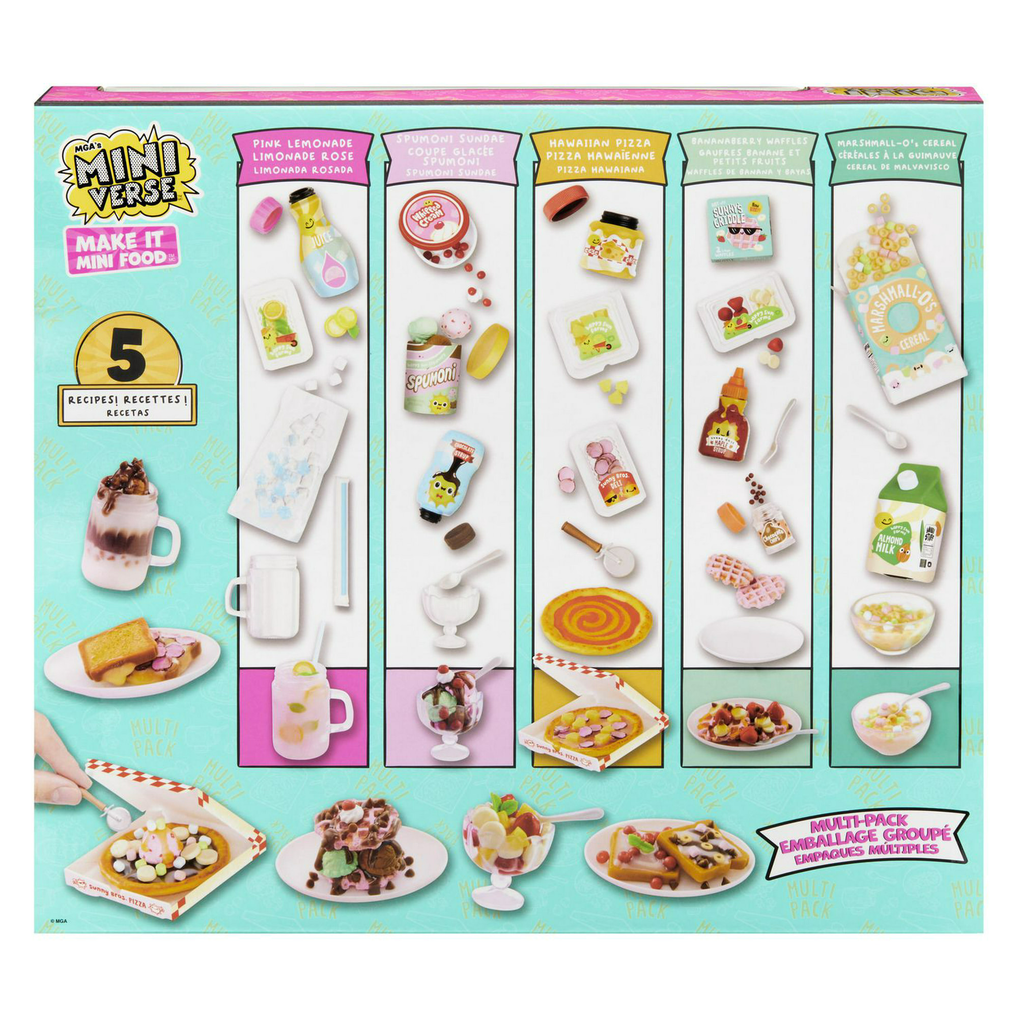 Make It Mini Food Multipack MGA's Miniverse, Collectibles, DIY, Resin Play,  Replica Food, NOT EDIBLE, 8+, COLLECT THEM ALL 