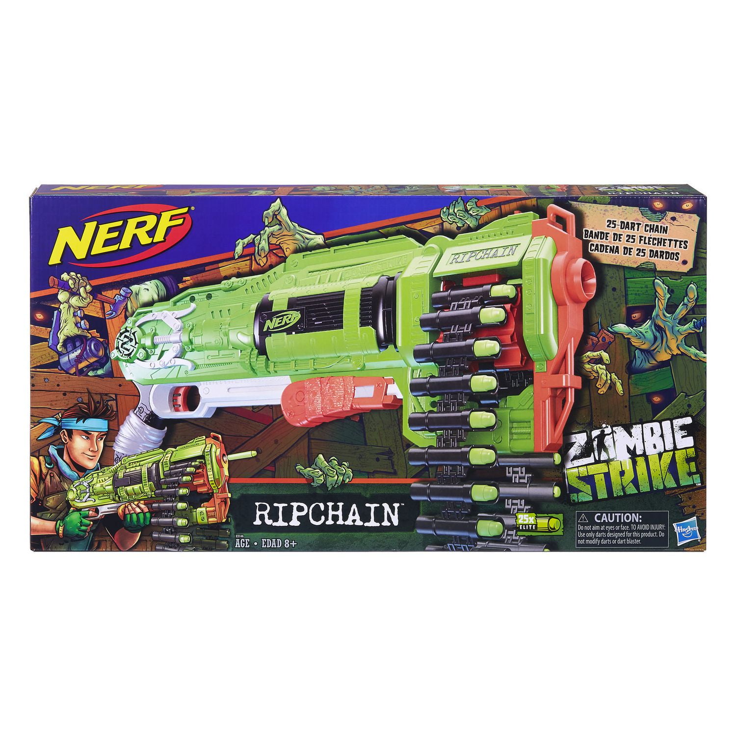 nerf ripchain zombie strike