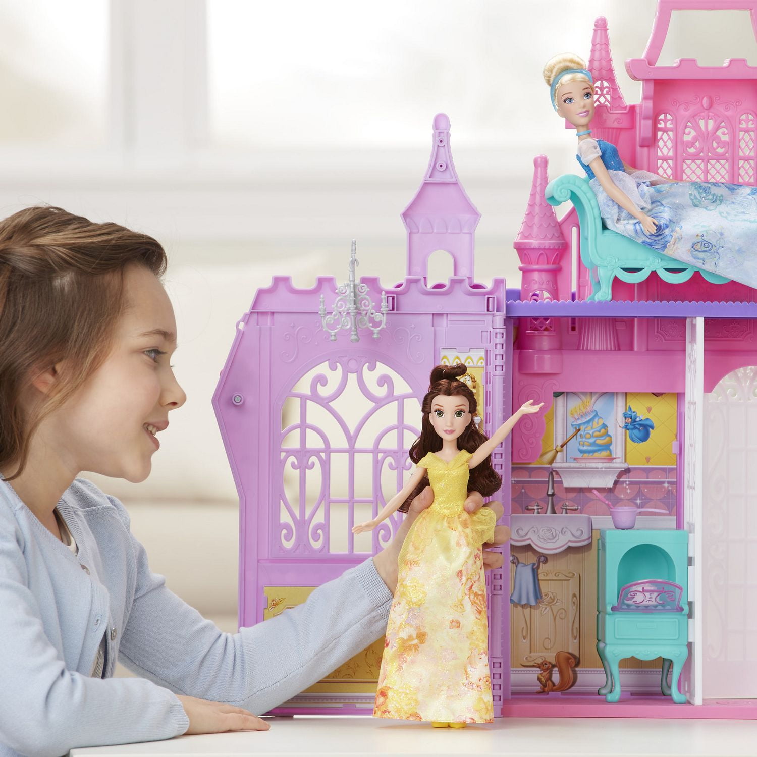 Disney princess pop up best sale palace playset