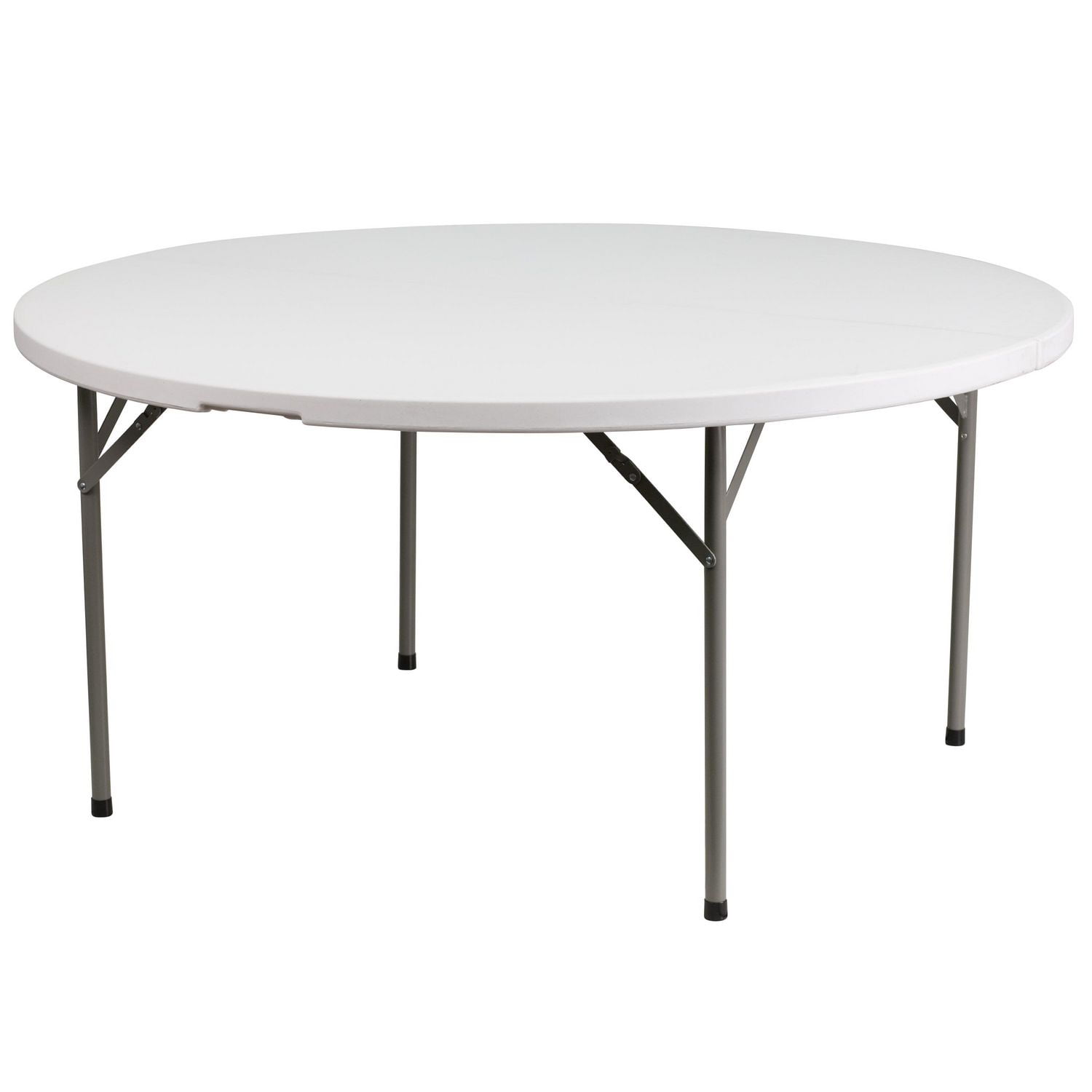 60 Round Granite White Plastic Folding Table Walmart Canada