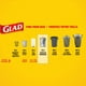 Glad Black Garbage Bags - Regular 74 Litres - 40 Trash Bags, 40 Bags - image 4 of 7