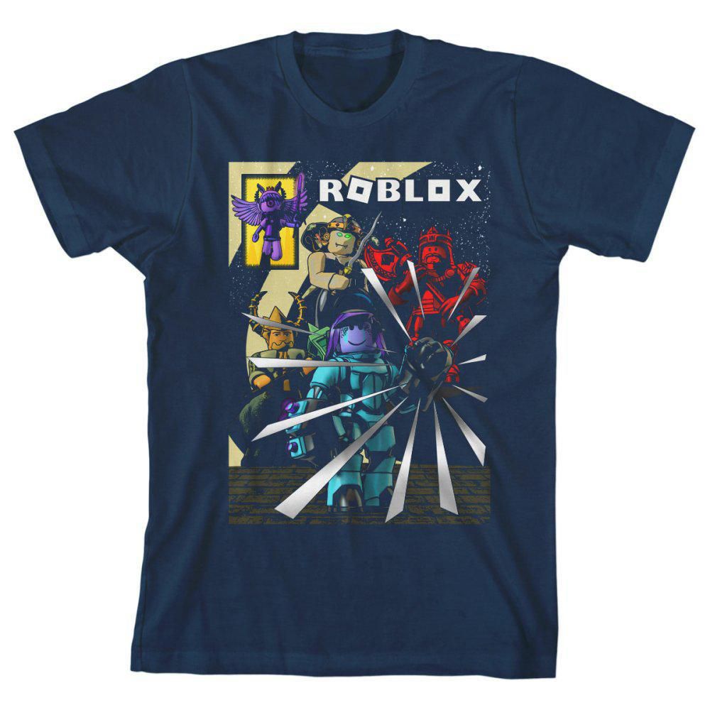 T Shirt Roblox Bleu Marine Pour Garcon Walmart Canada - roblox connecter shirt