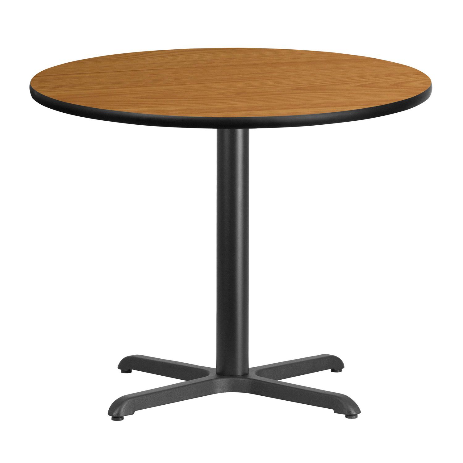 Top Only 36/Natural/Walnut Flash Furniture Round Table Top with Reversible Laminate Top 