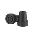 thumbnail image 2 of Drive Medical Black Cane Tip, 3/4" Diameter, 1 Pair, 2 of 2