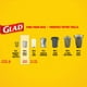 Glad White Garbage Bags - Small 25 Litres - Febreze Fresh Clean Scent, 100 Trash Bags, 100 Bags of Fresh Clean Scent - image 4 of 7