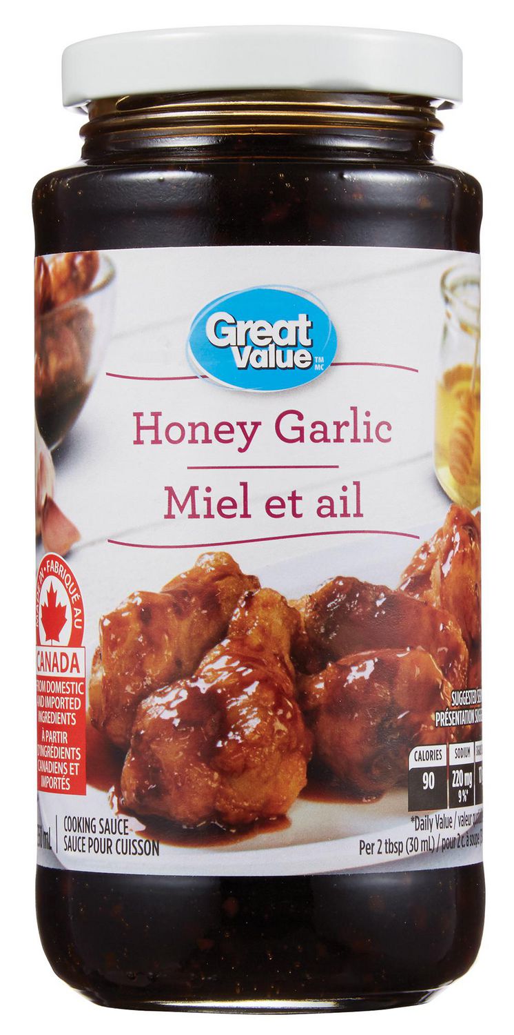 Great Value Honey Garlic Cooking Sauce | Walmart Canada