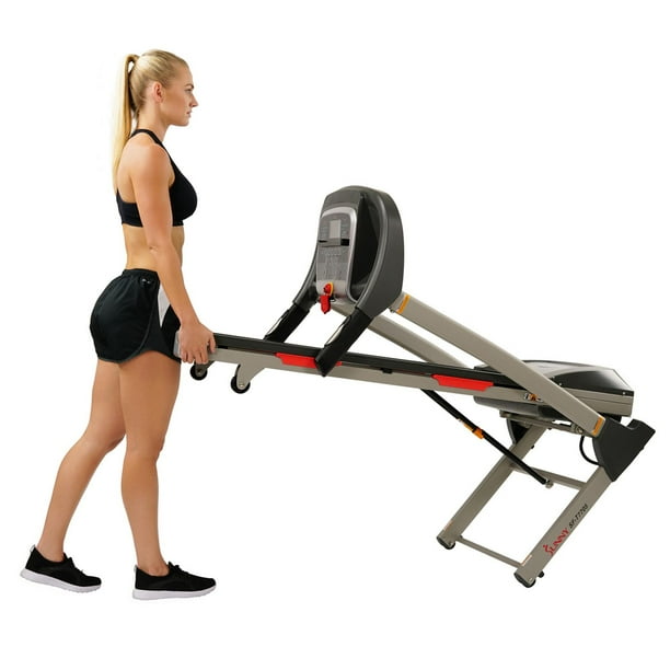 Sunny Health & Fitness TM100 Auto-Incline Folding Treadmill