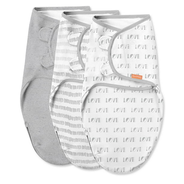 Summer Infant SwaddleMe Easy Change Swaddle 3 pk STAGE 1 Peekaboo