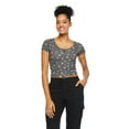 thumbnail image 1 of No Boundaries Women's Henley Tee, 1 of 6