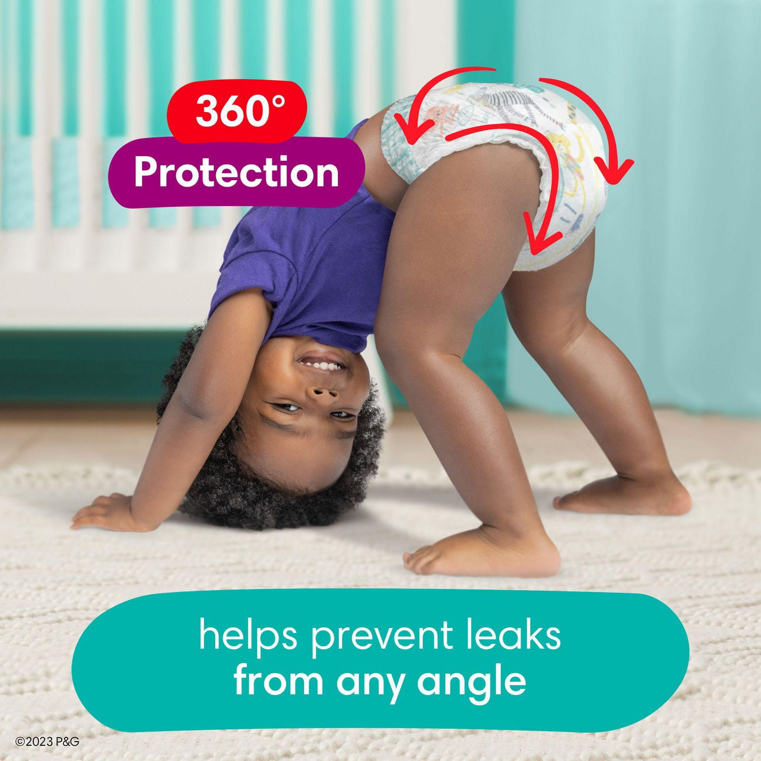Pampers Cruisers 360 Diapers, Super Pack, 78CT
